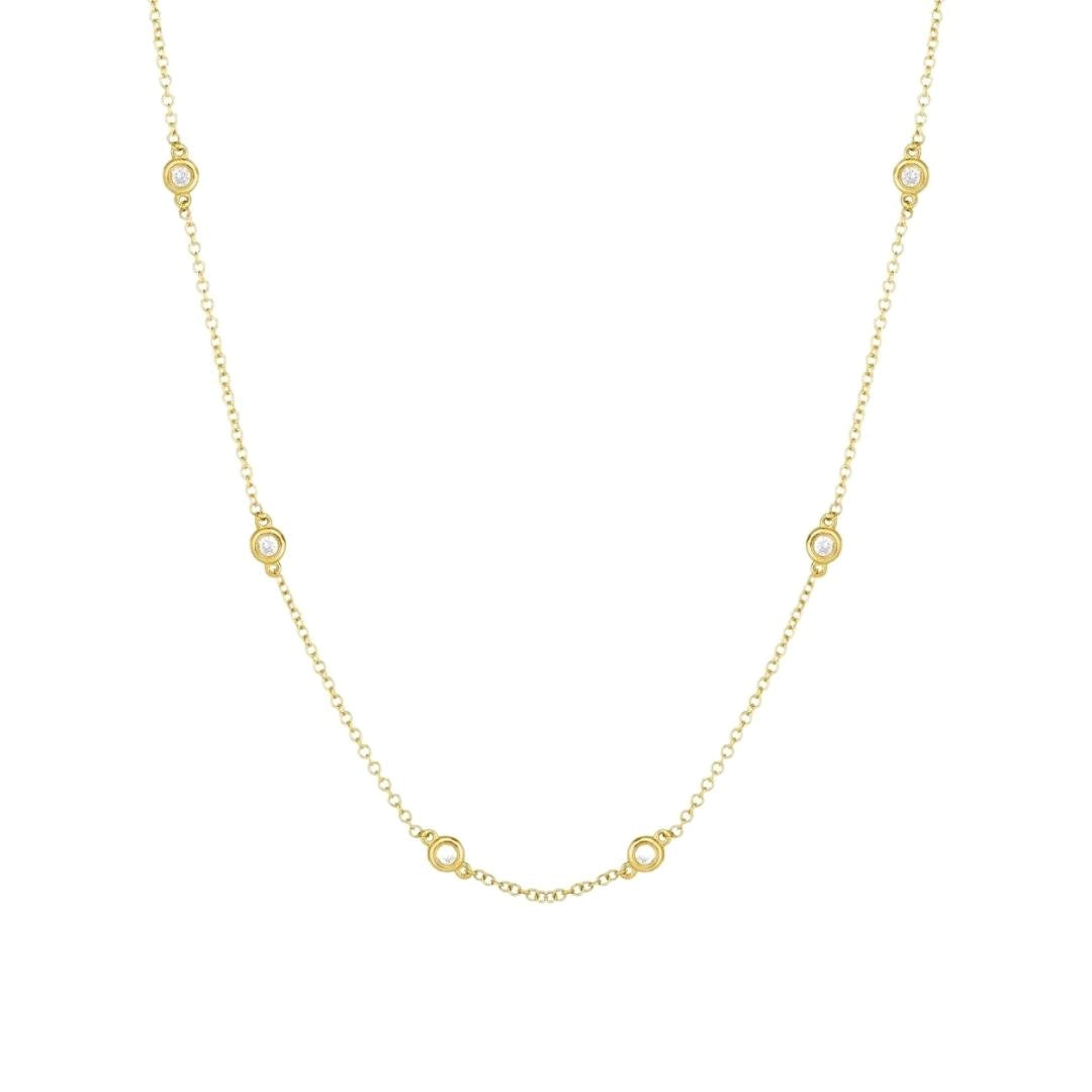 DIAMOND BY THE YARD NECKLACE YELLOW GOLD