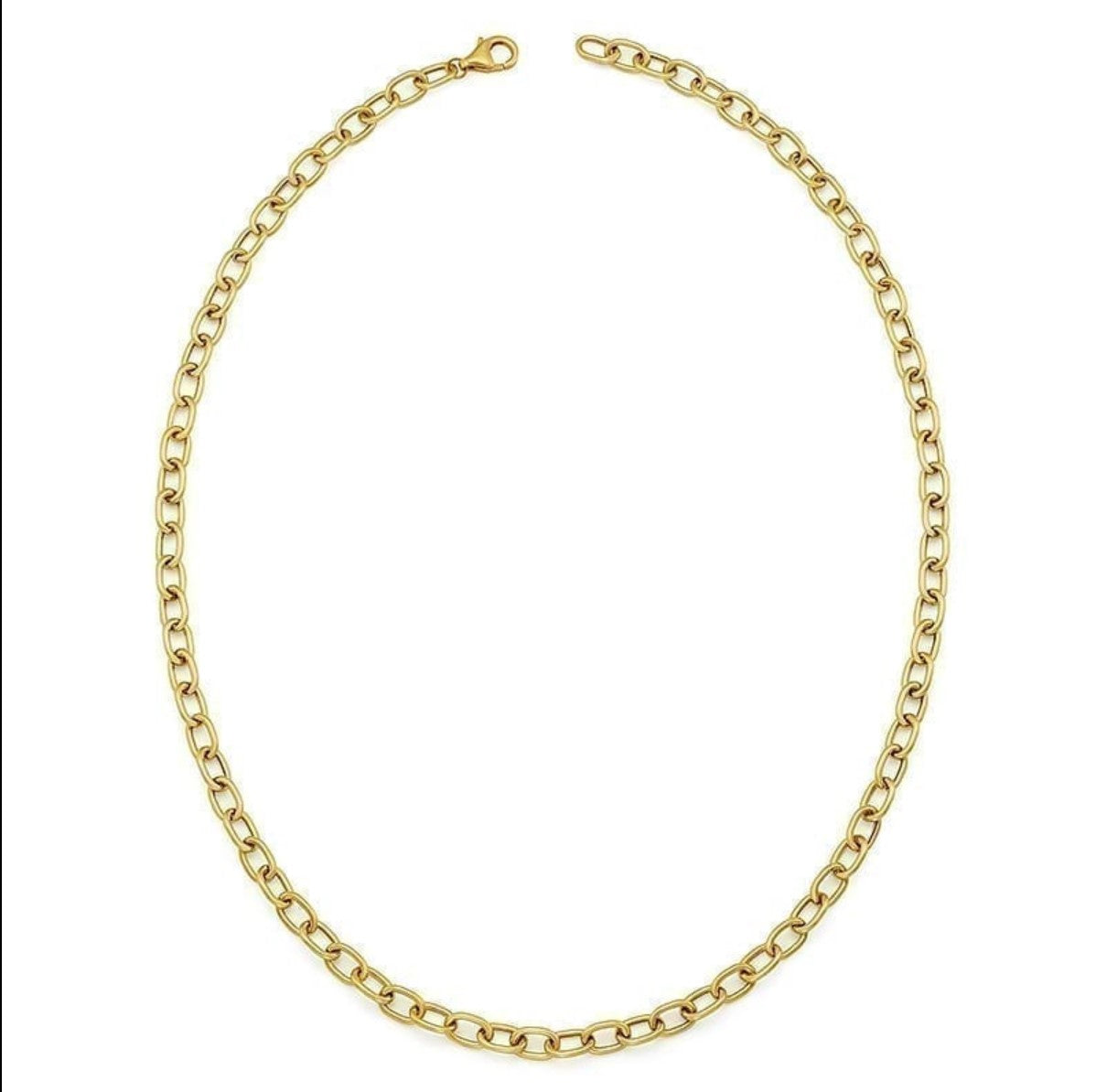 30" Oval Link Chain Necklace