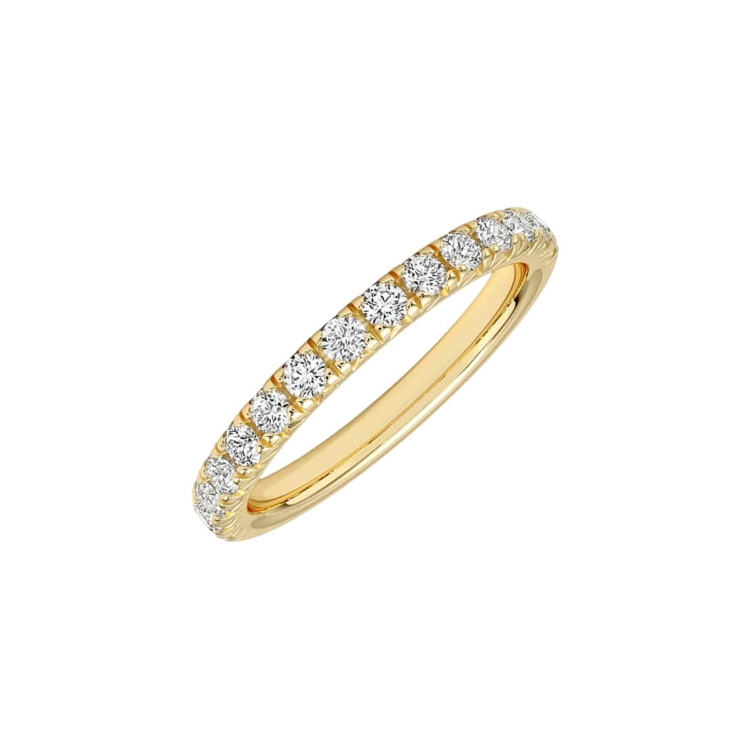 Half-Carat Round Diamond Band
