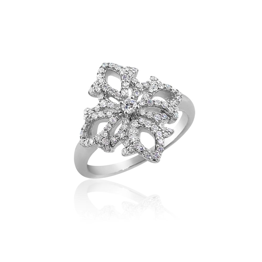 Diamond Cross Ring