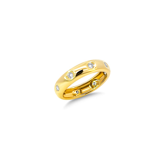Diamond 8-Stone Ring