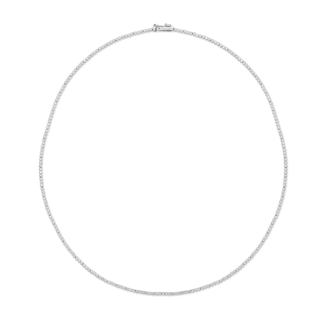 Petite Diamond Tennis Necklace