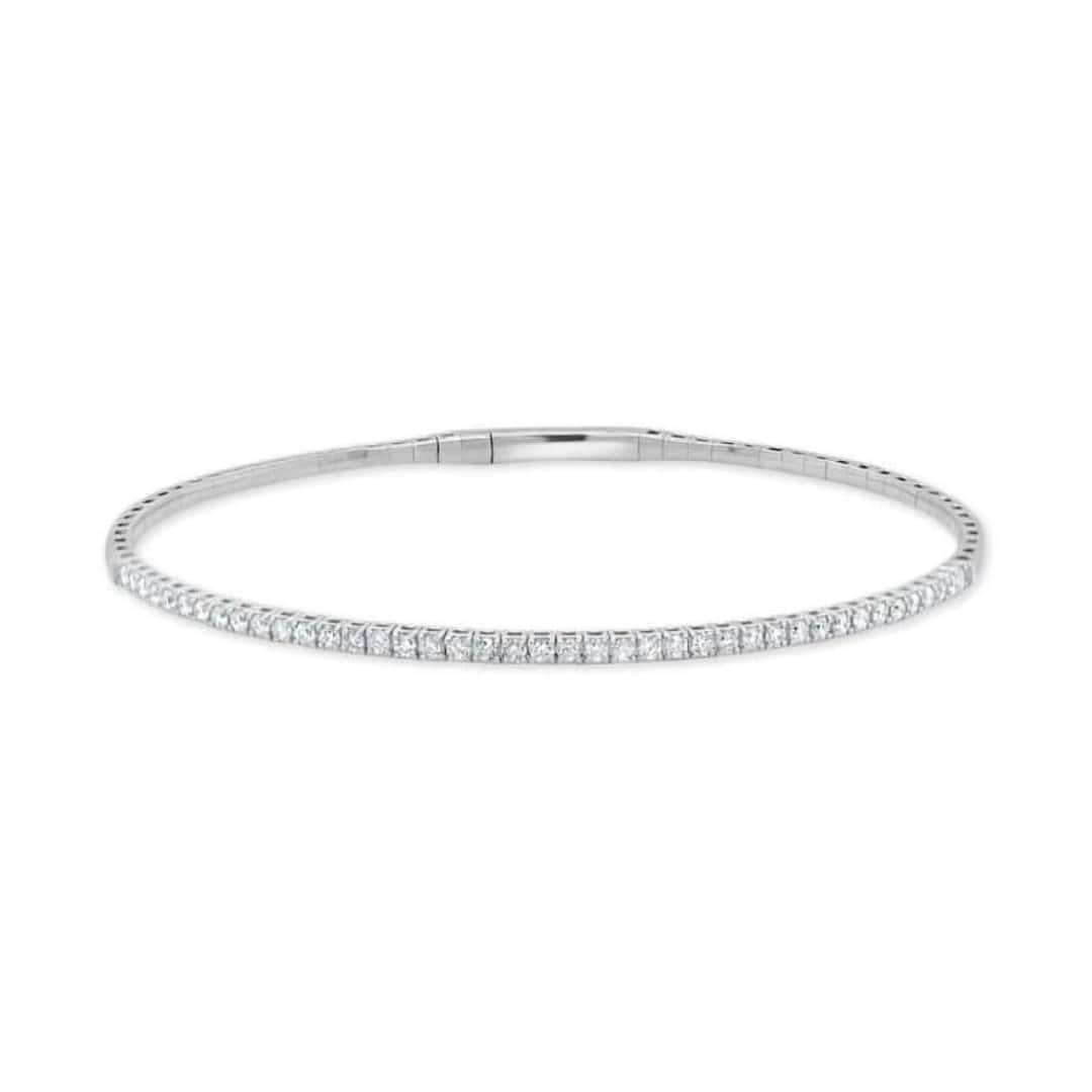 2ctw Diamond Eternity Flex Bangle