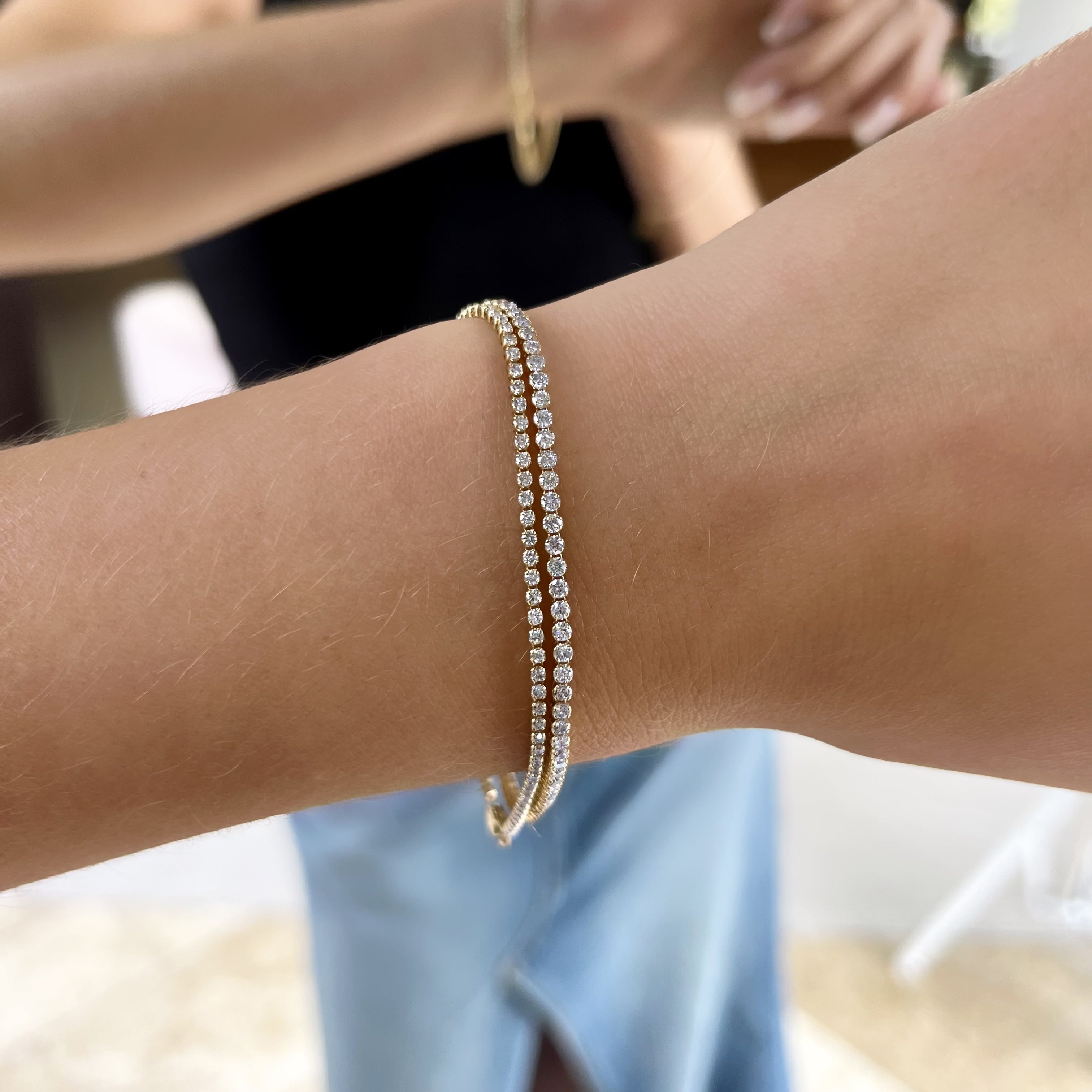 Baby Diamond Tennis Bracelet
