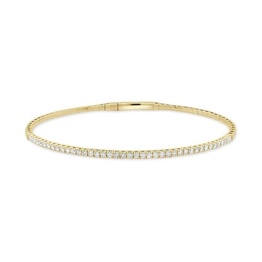 2ctw Diamond Eternity Flex Bangle