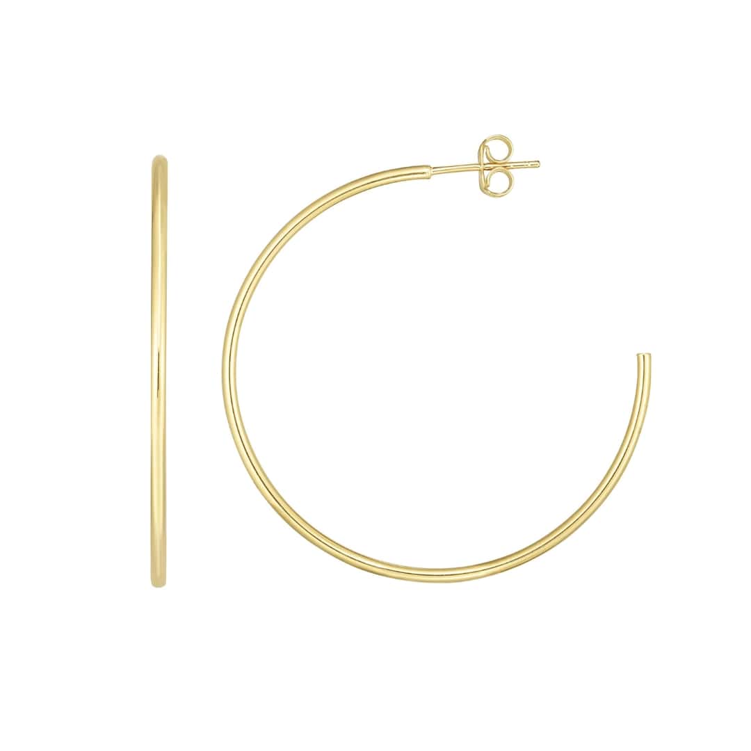 Oversized 50mm Gold Hoops