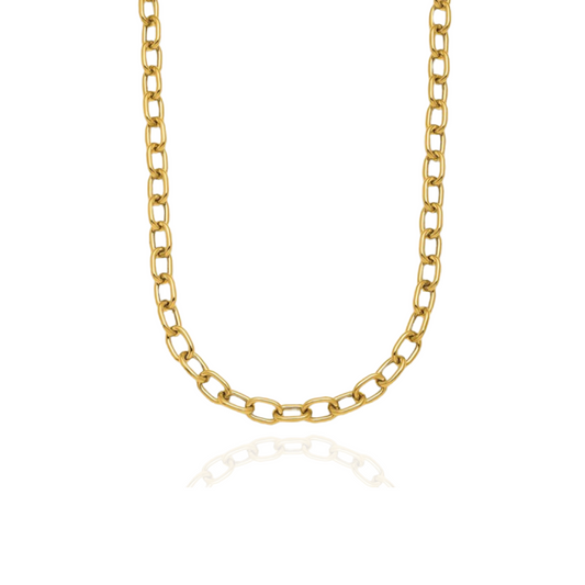 30" Oval Link Chain Necklace
