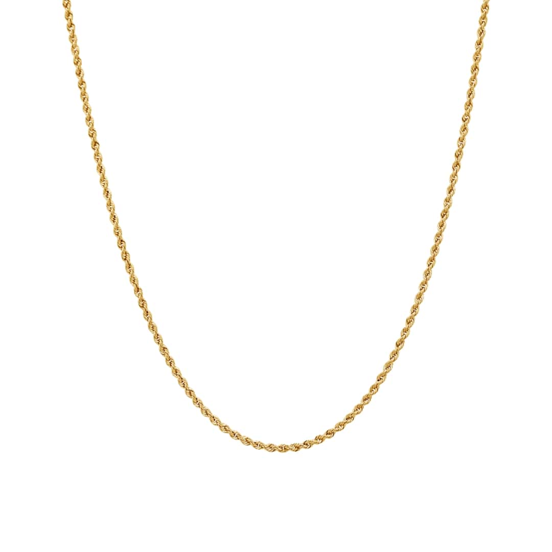 20" Diamond Cut Rope Chain