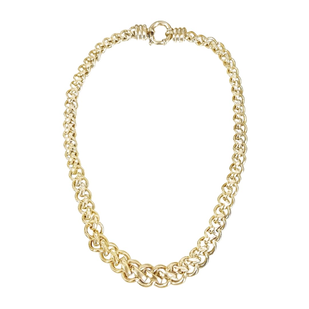 Chunky Woven Link Chain