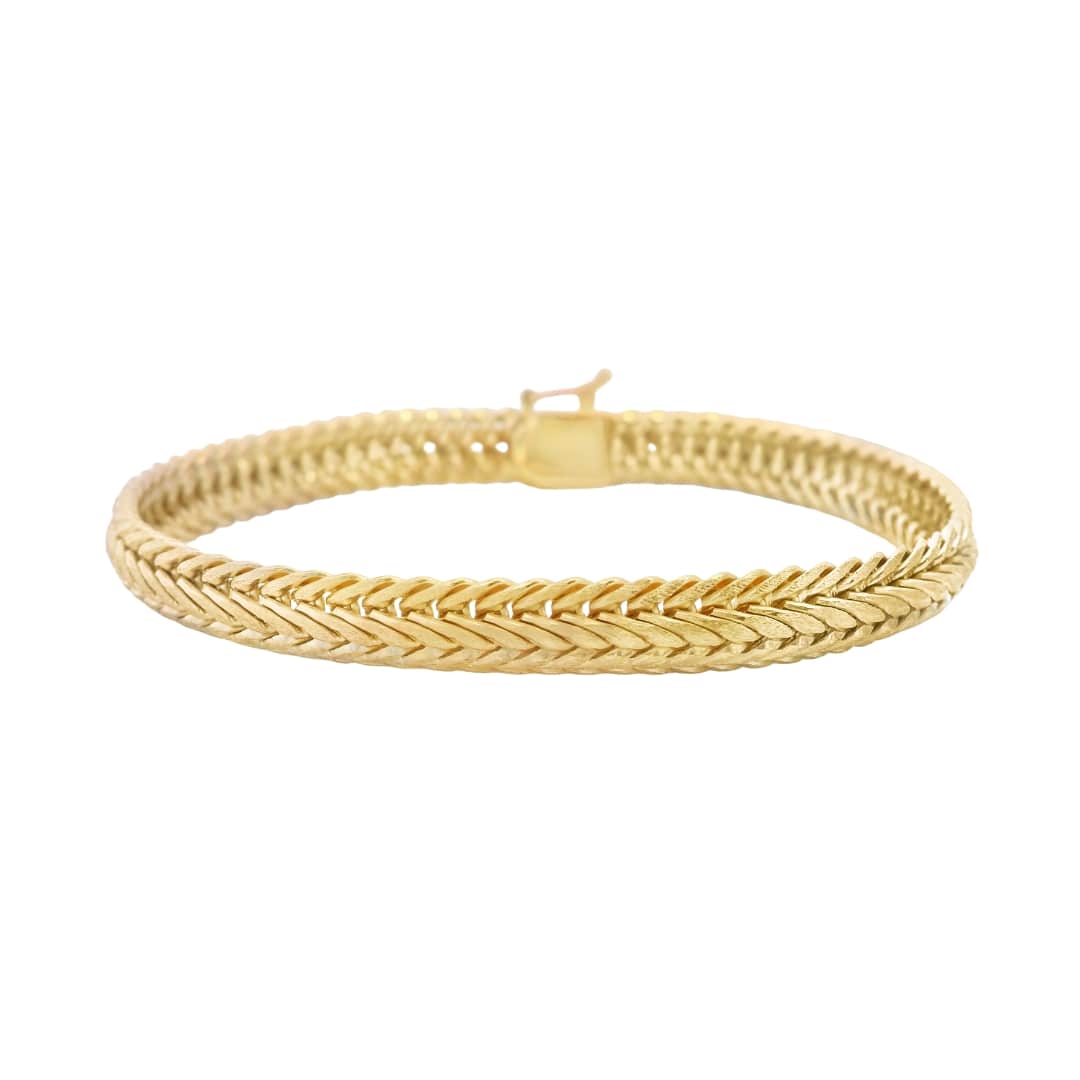 Gold Braided Bracelet