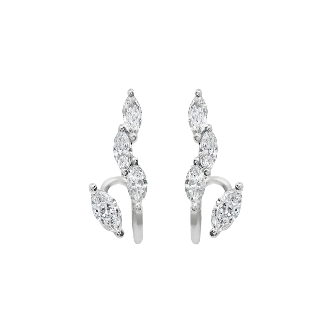 DIAMOND MARQUISE EARRINGS