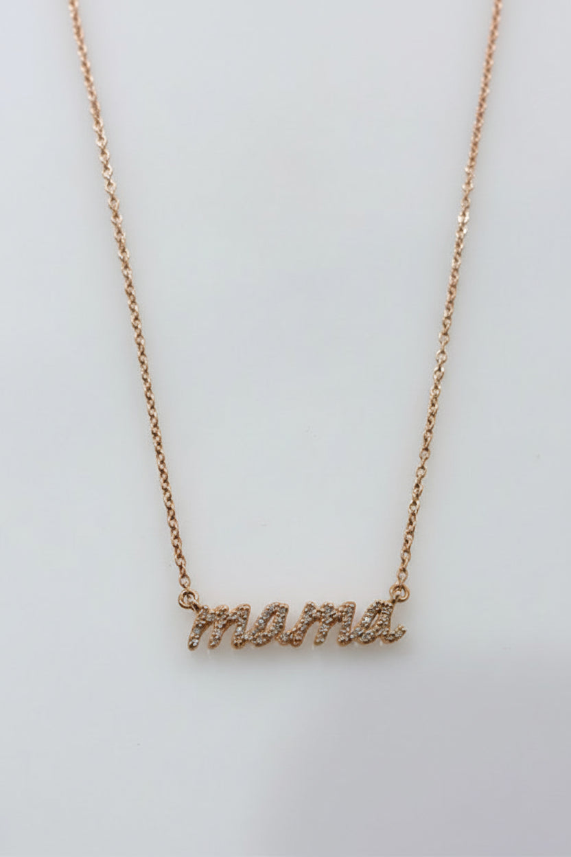 DIAMOND MAMA NECKLACE