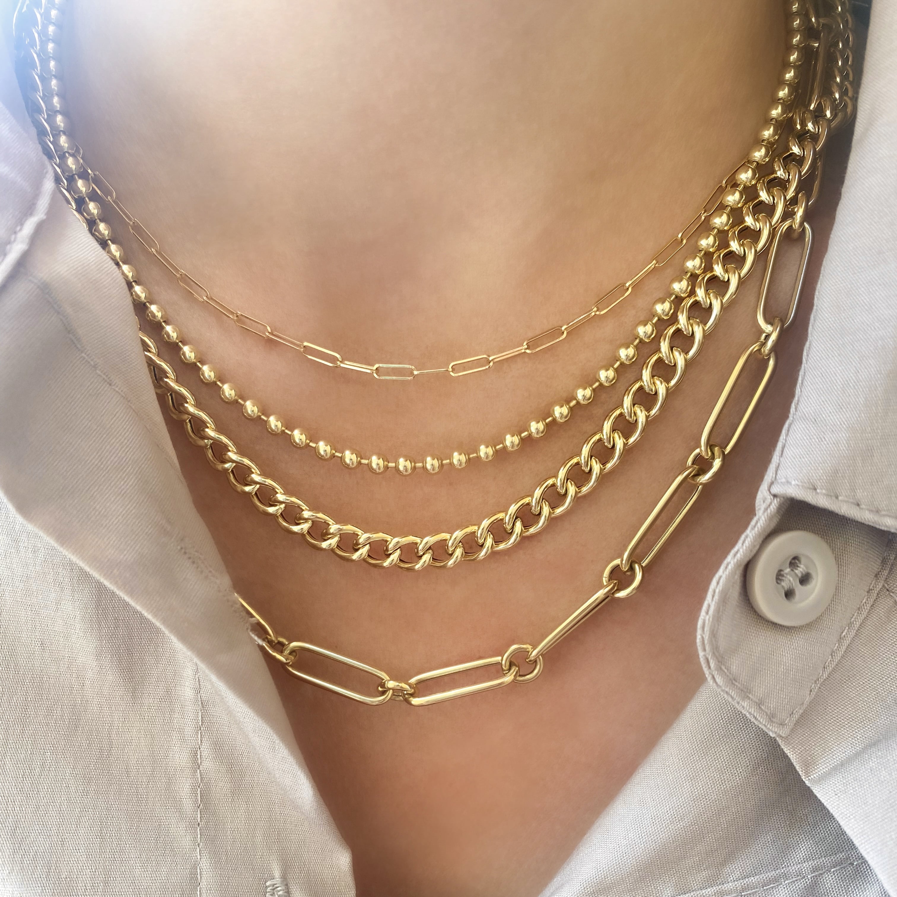 Petite Paperclip Chain