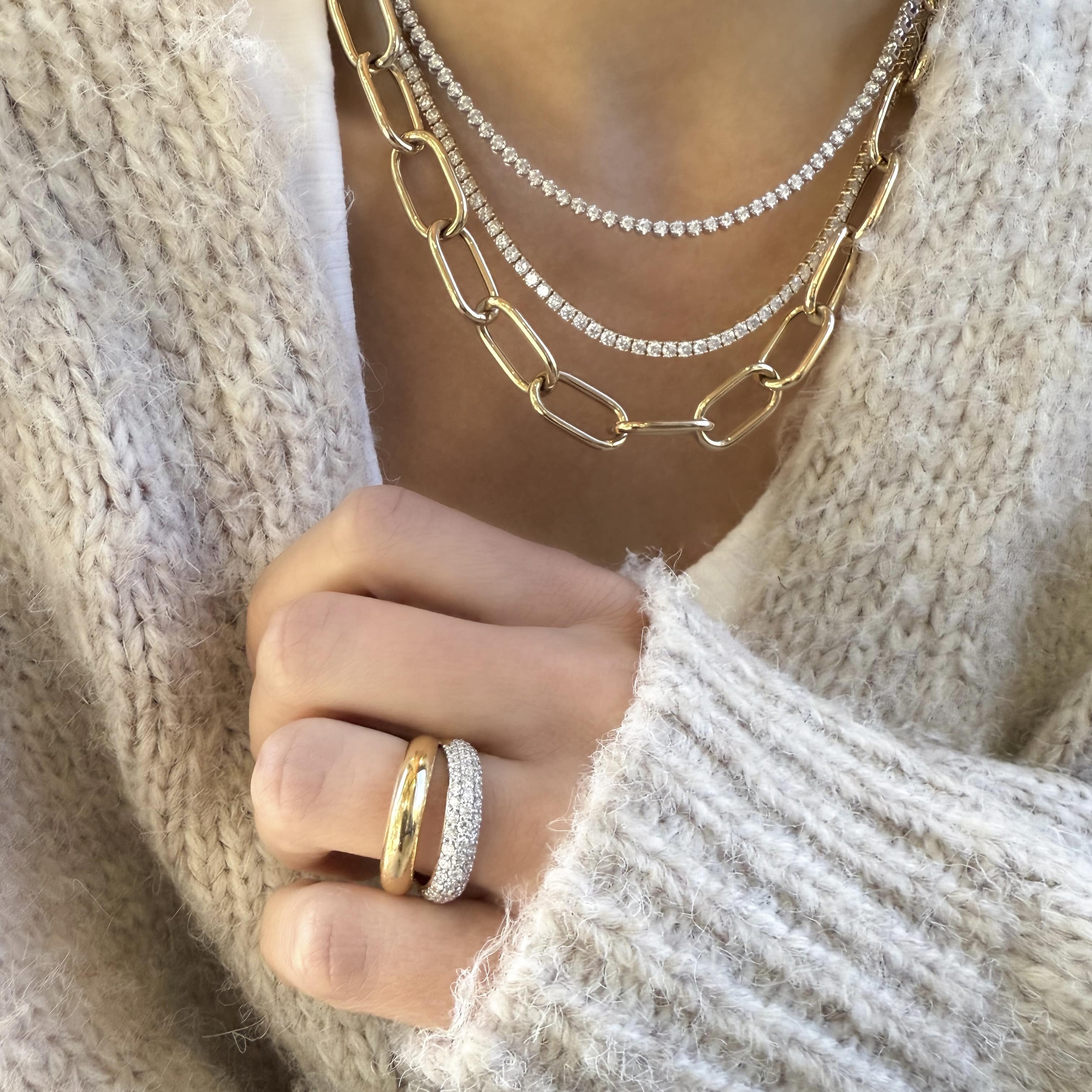 Jumbo Oval Link Chain Necklace