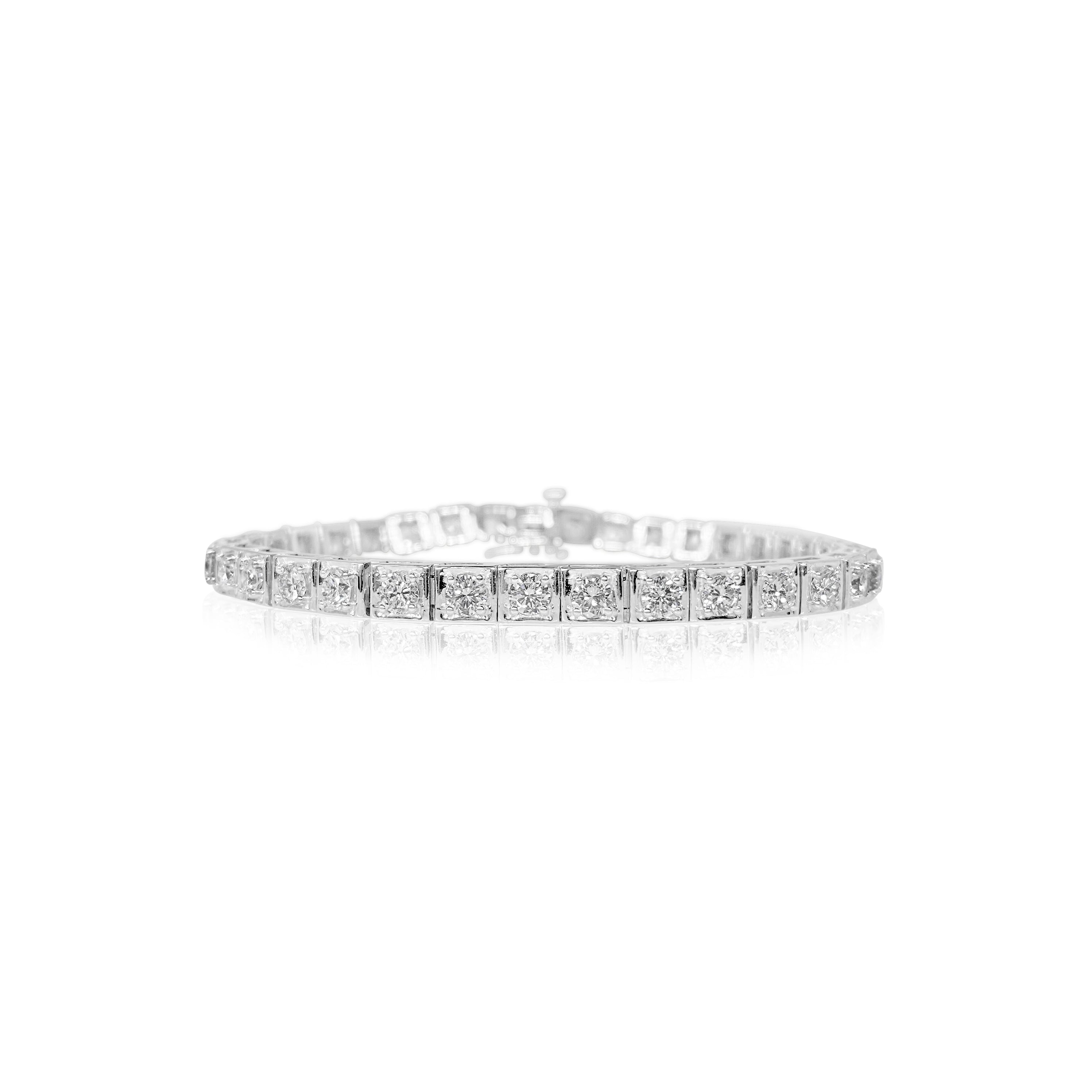 5.10ct Diamond Tennis Bracelet