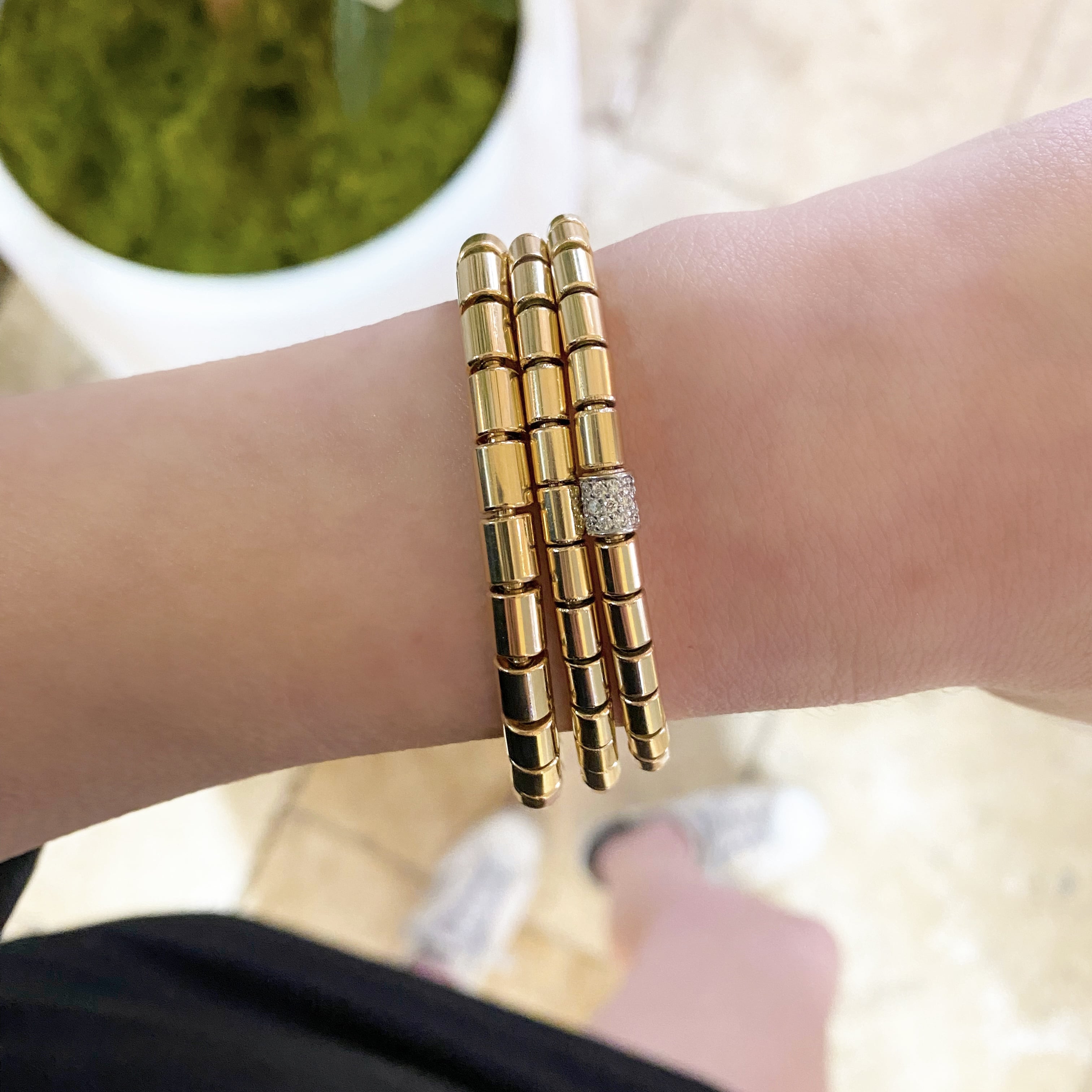 Barrel Bead Bracelet