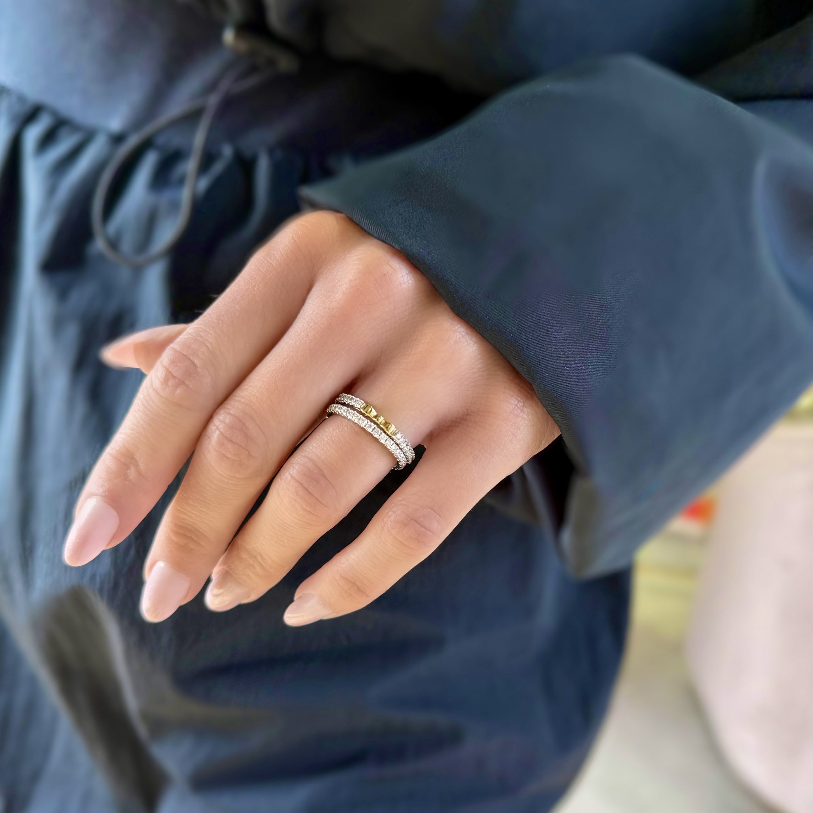 Round Diamond Eternity Band