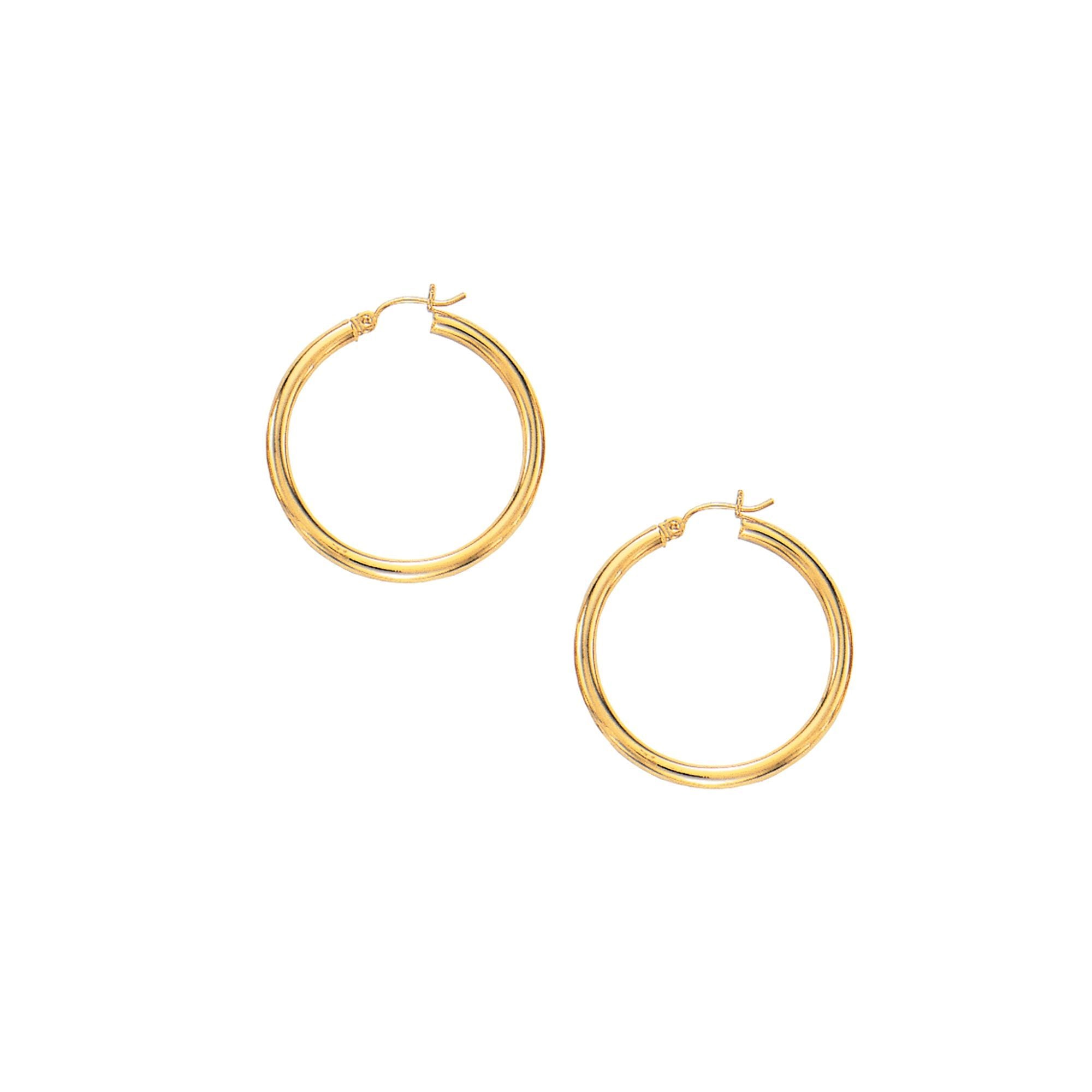 GOLD HOOP EARRINGS