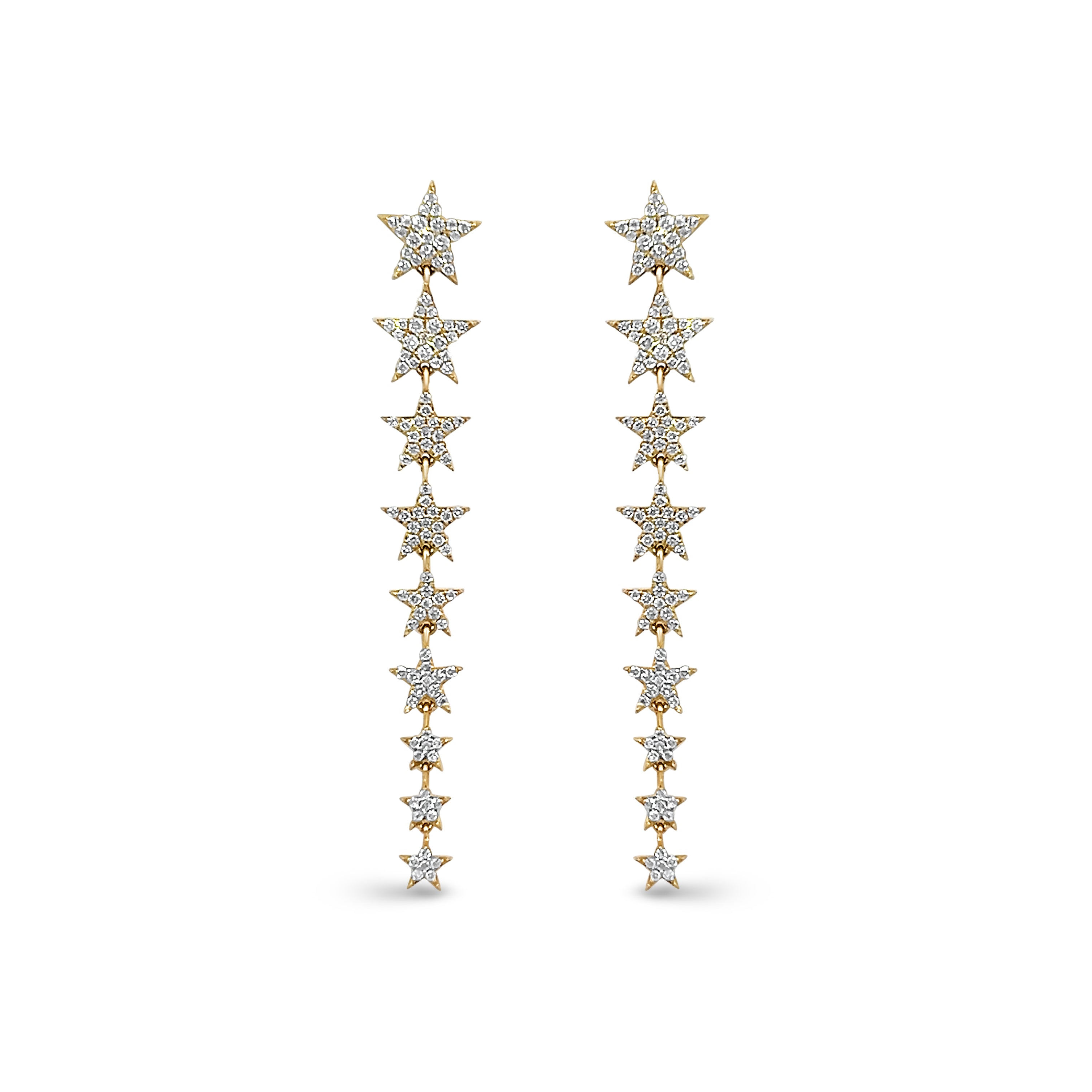 Diamond Star Duster Earrings