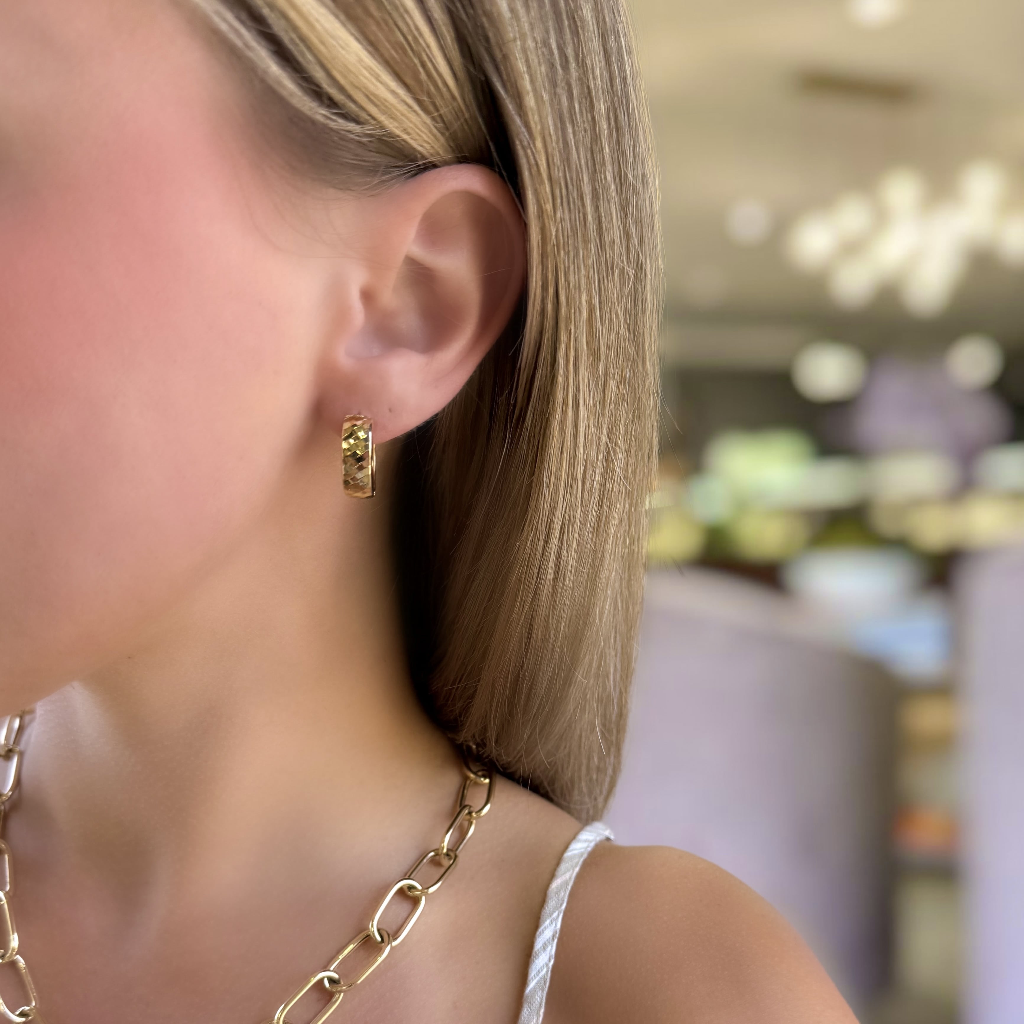 Reversible Faceted Hoops