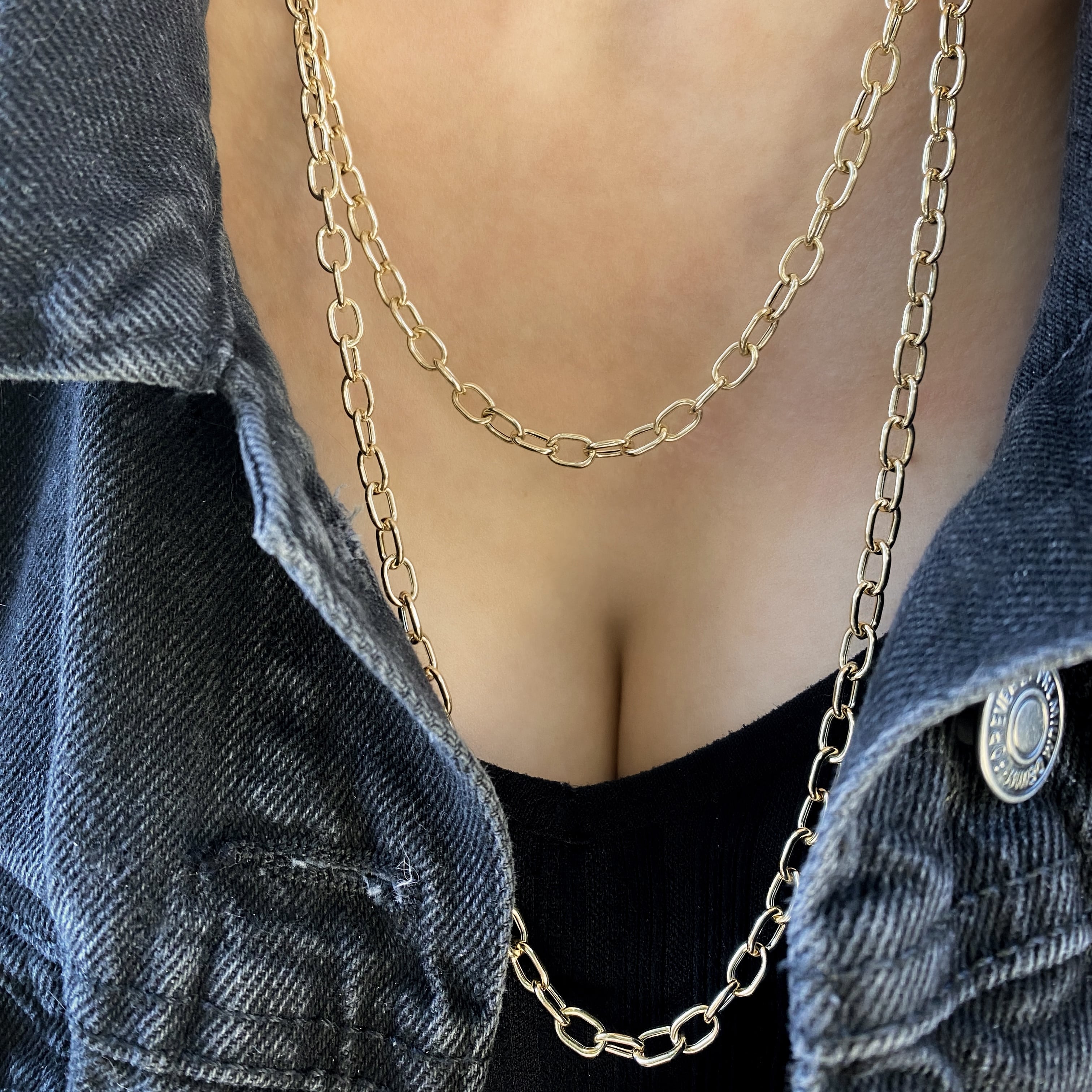 24" Oval Link Chain