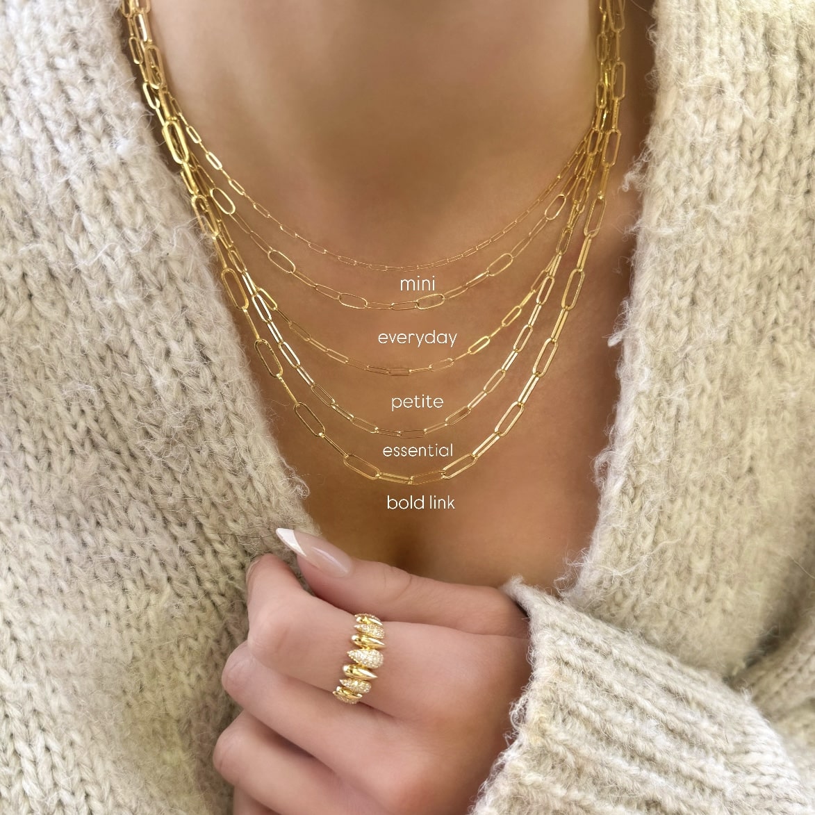 Petite Paperclip Chain
