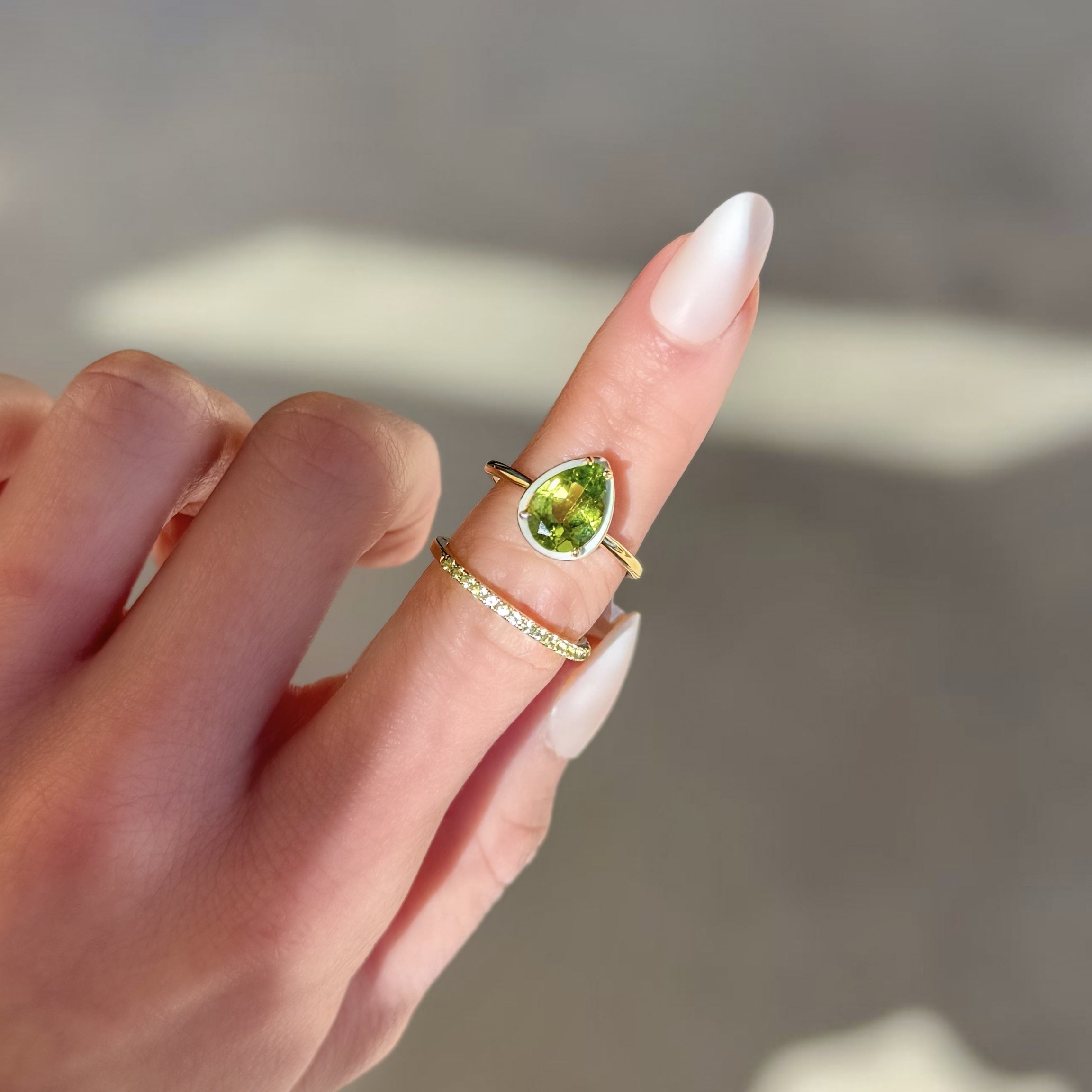 Peridot Stack Band