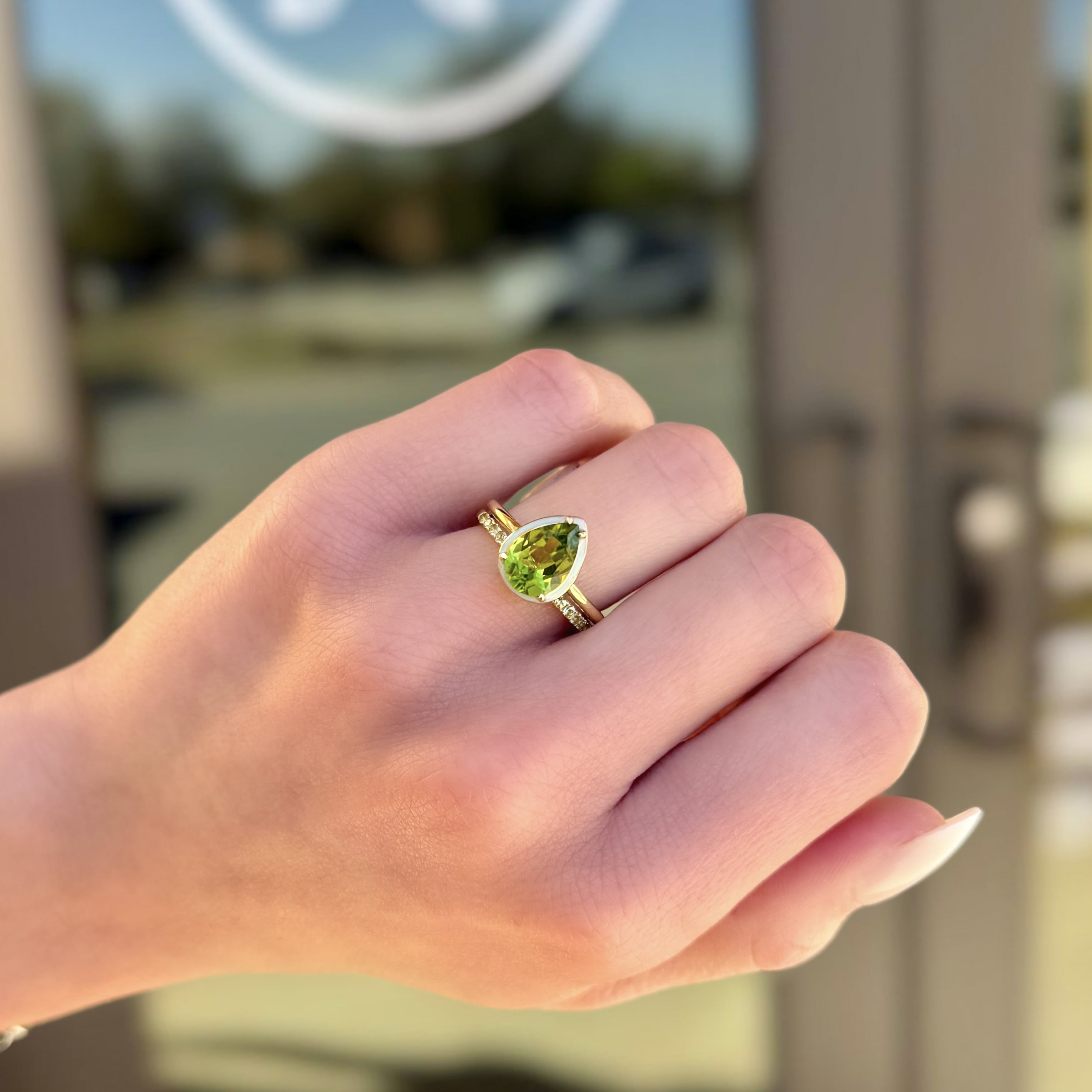 Peridot Stack Band