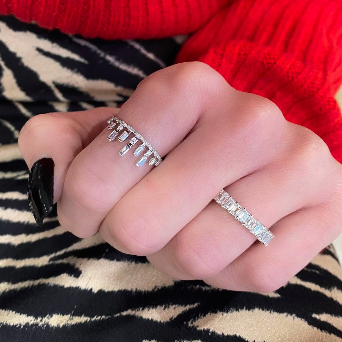 Marquise and Round Diamond Ring