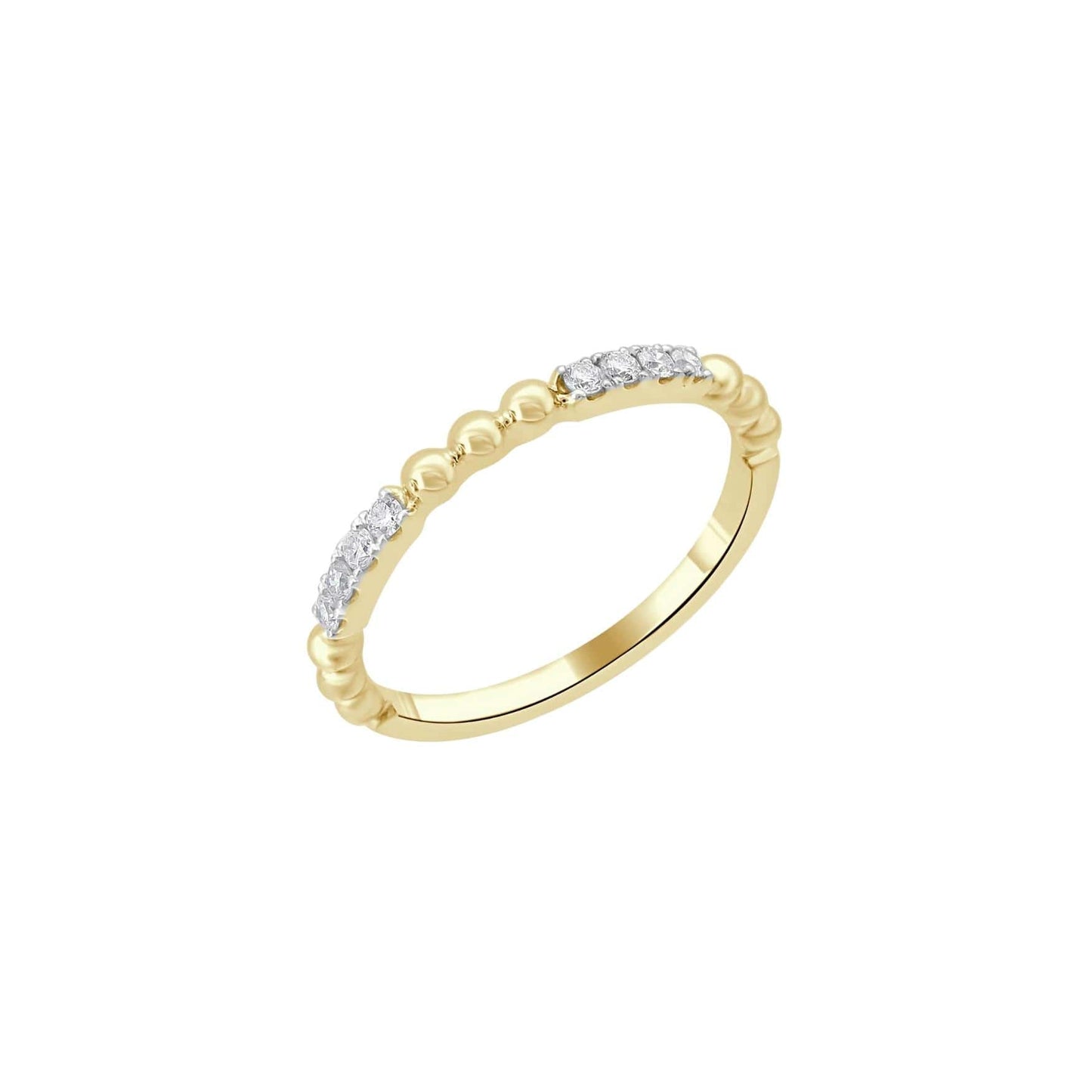 Beaded Diamond Stack Band
