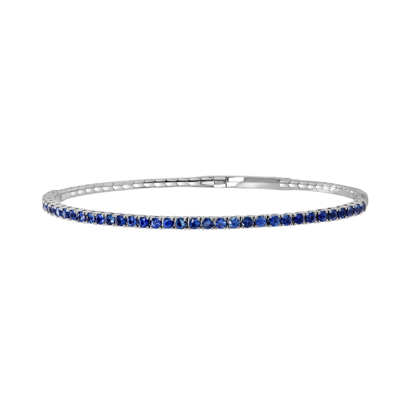 Sapphire Gemstone Flex Bangle