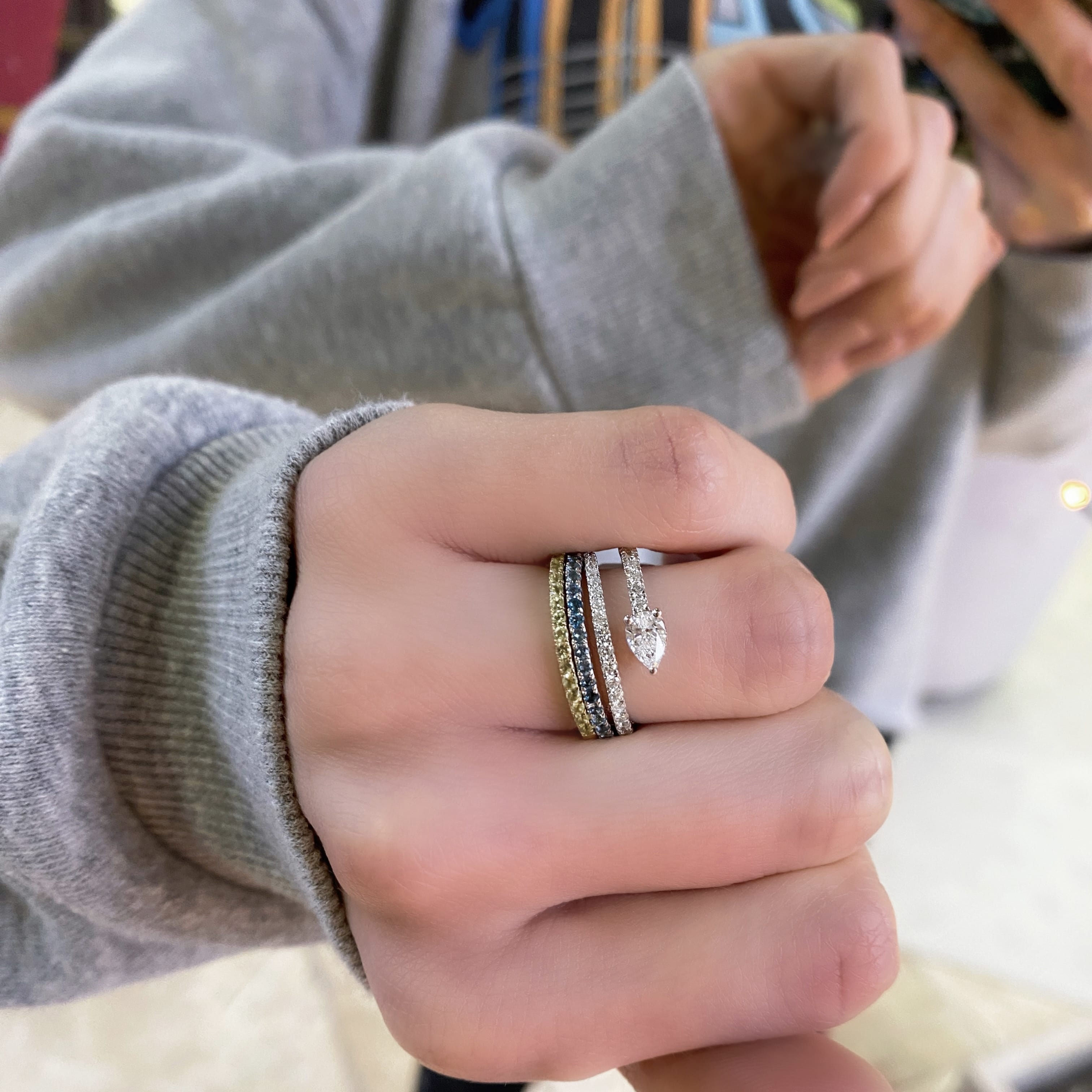 Peridot Stack Band