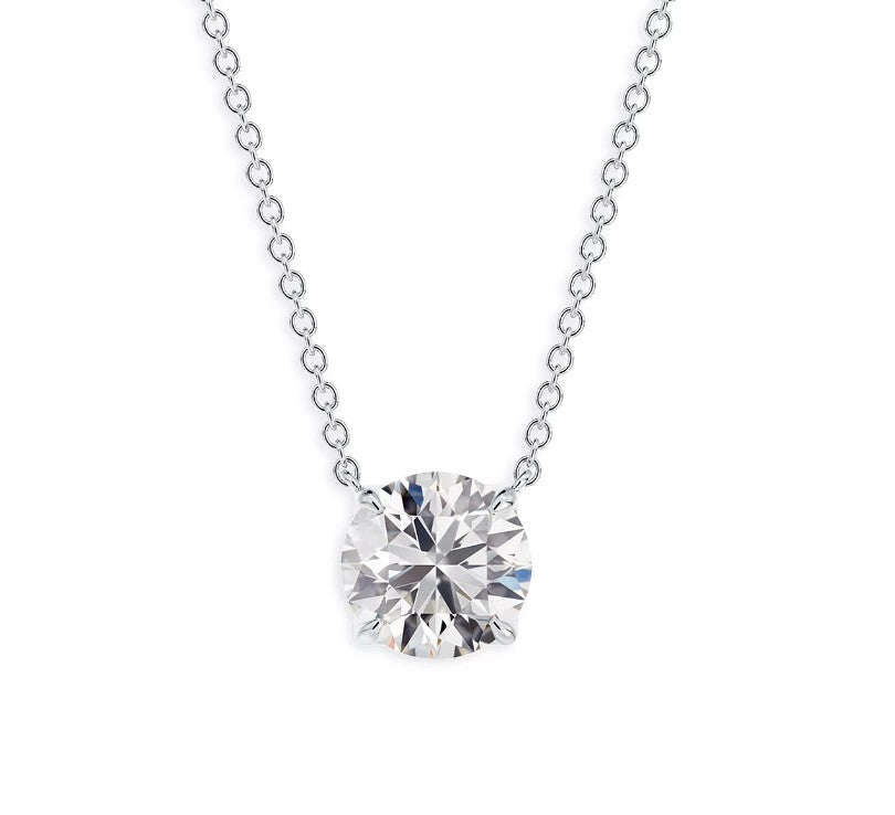 Diamond Solitaire Necklace