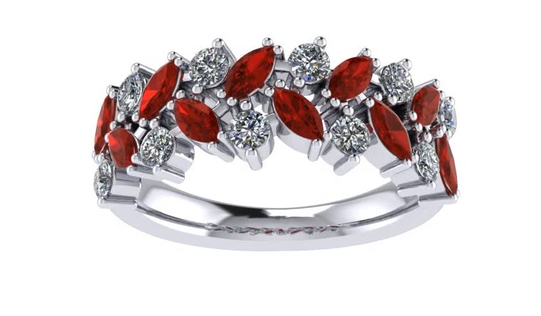 COLORED STONE RING