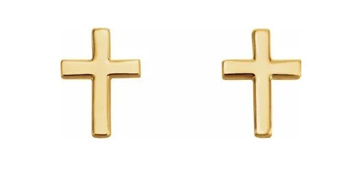 Mini Cross Stud Earrings