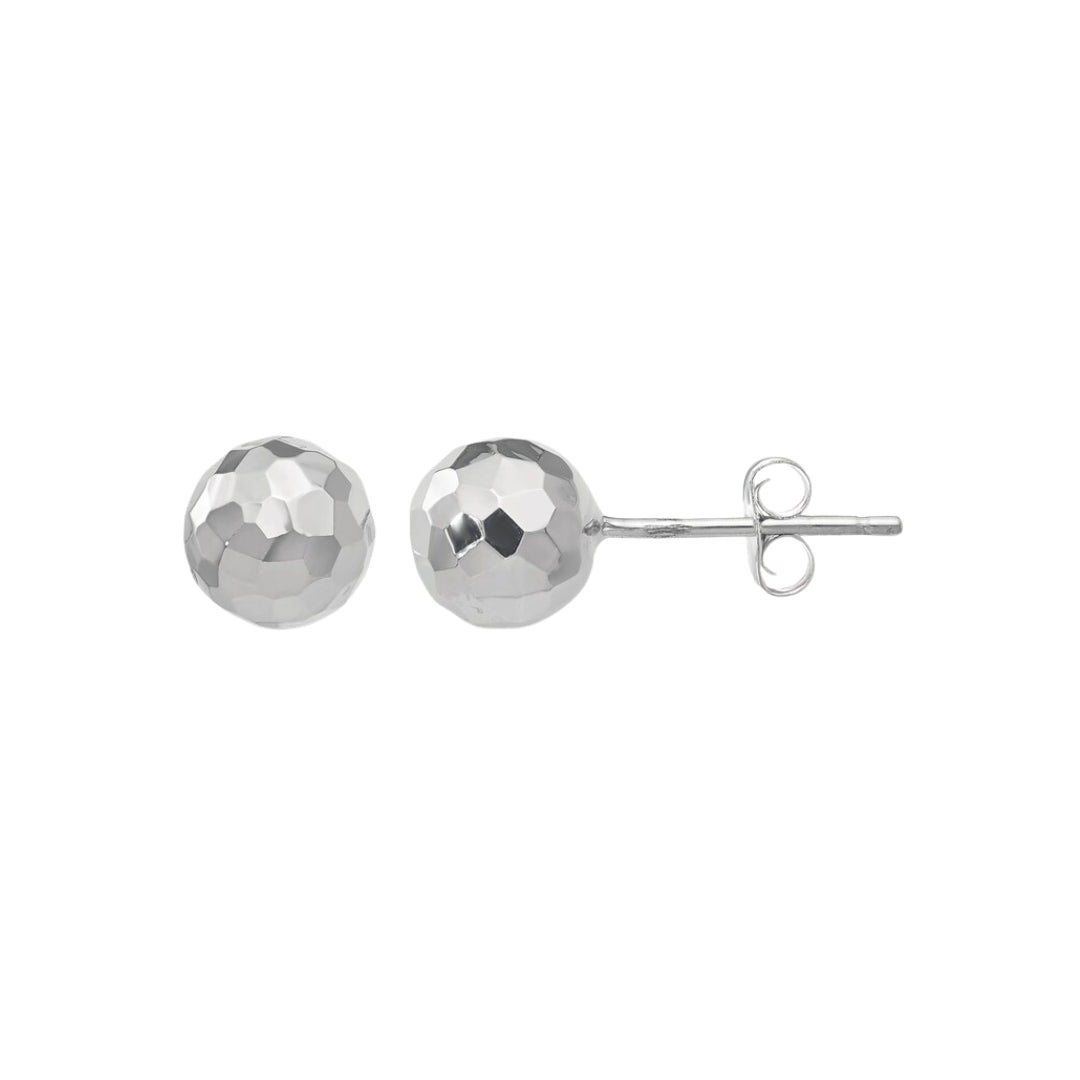 14KW 7MM FACETED BAL