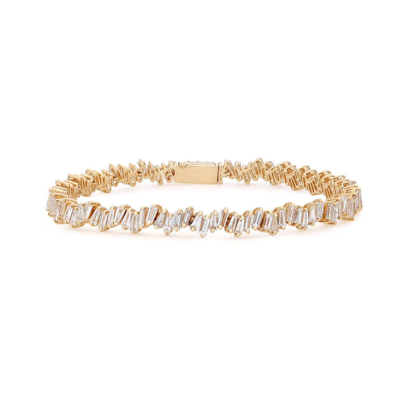 Baguette Diamond Tennis Bracelet