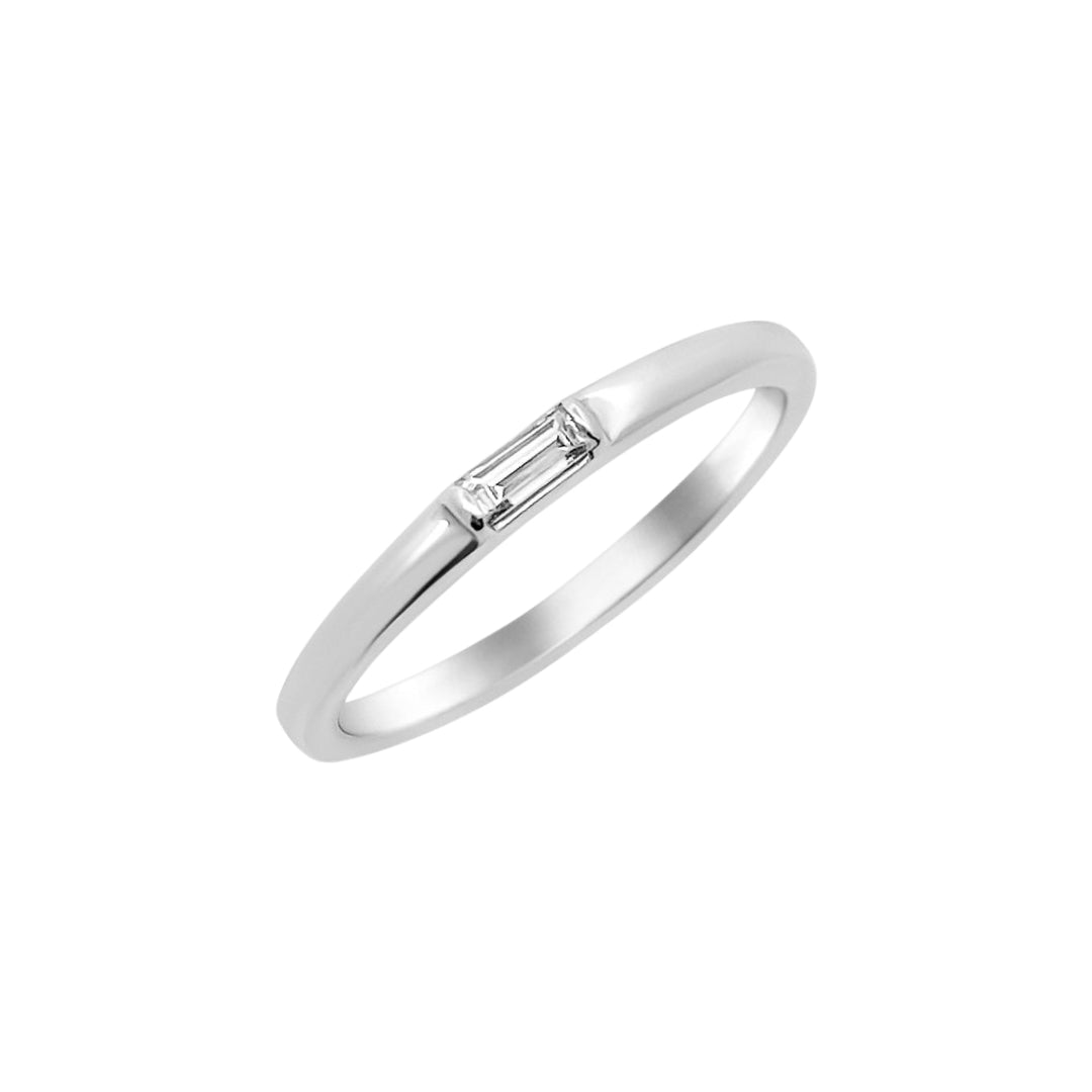 Single Baguette Diamond Band