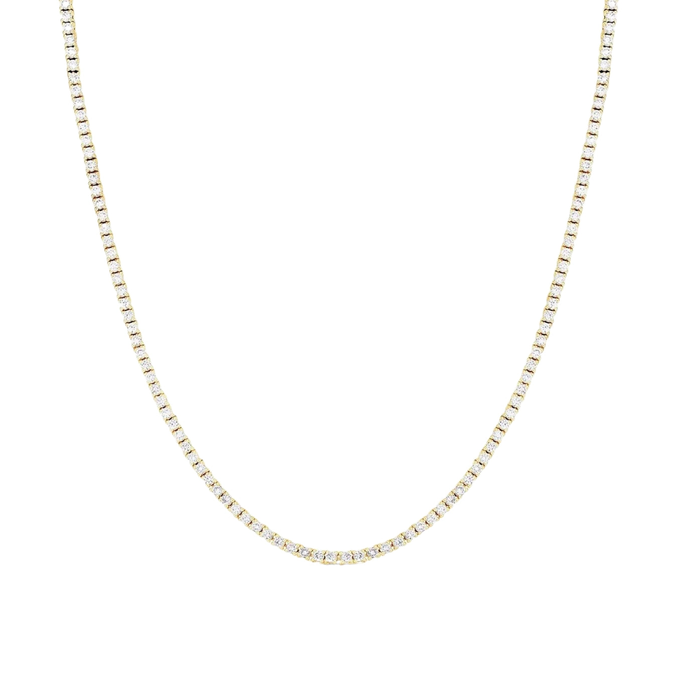 Petite Diamond Tennis Necklace