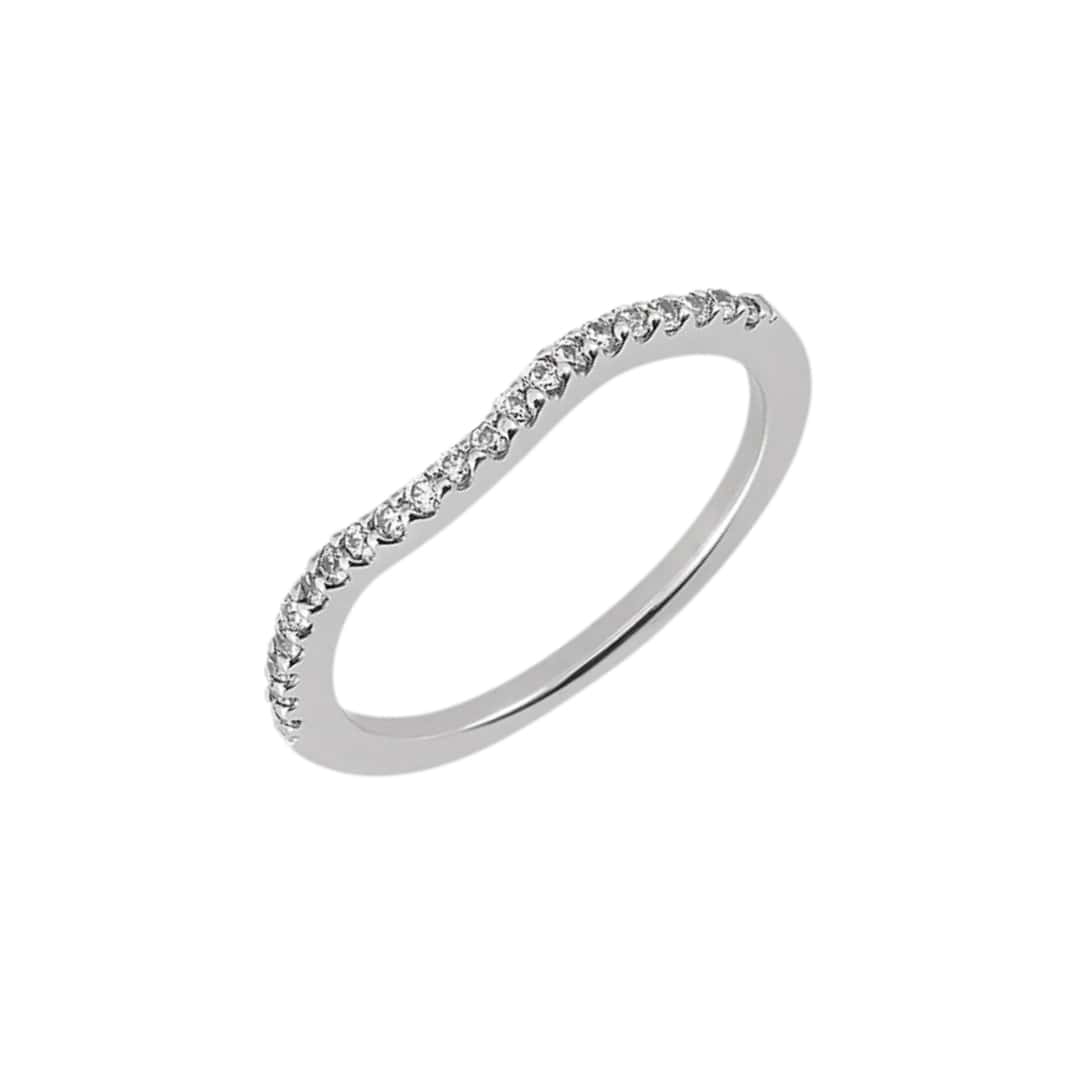 Curved Diamond Band