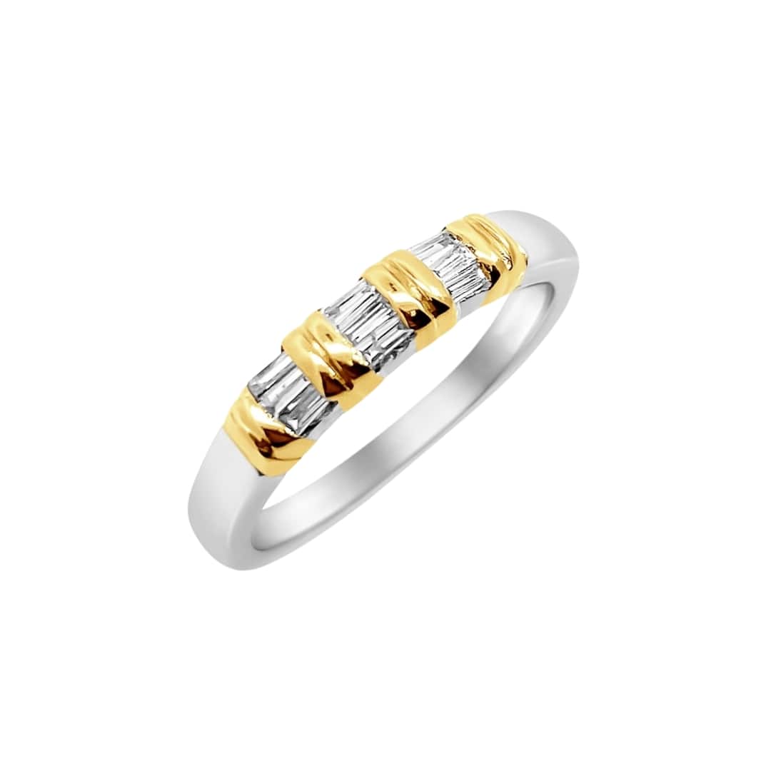 Channel Set Baguette Diamond Band