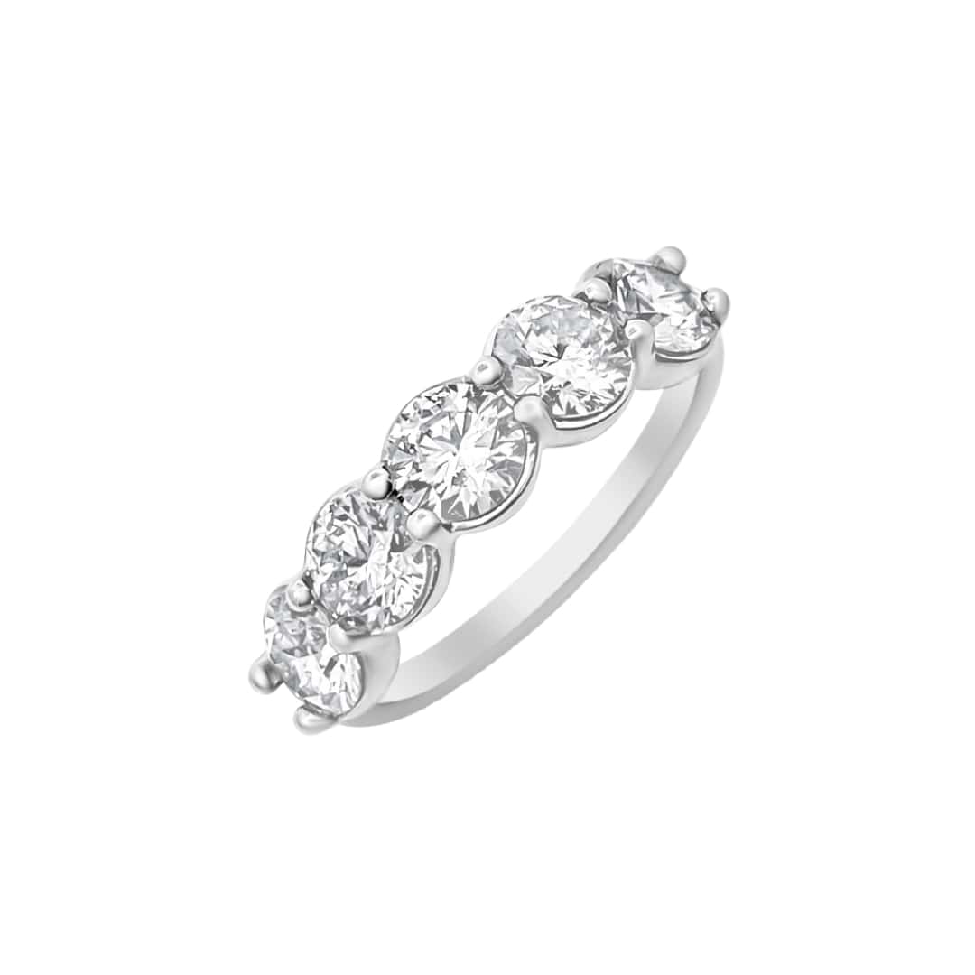 5 Stone Diamond Band