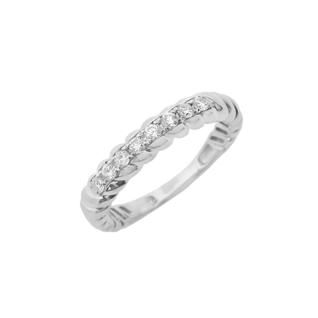 Twisted Diamond Rope Band