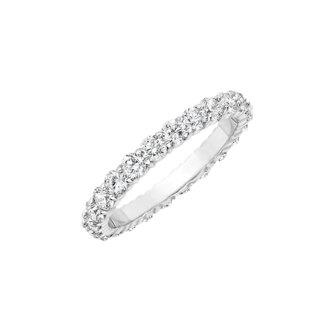 3ctw Round Diamond Eternity Band