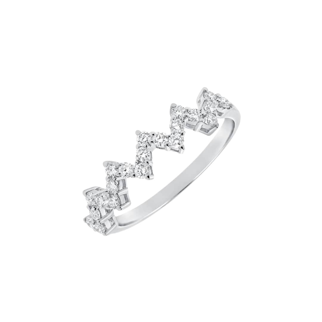 Diamond Heartbeat Ring