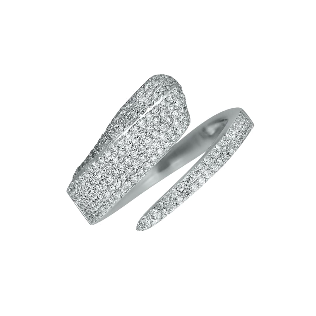 Pave Diamond Wrap Around Ring