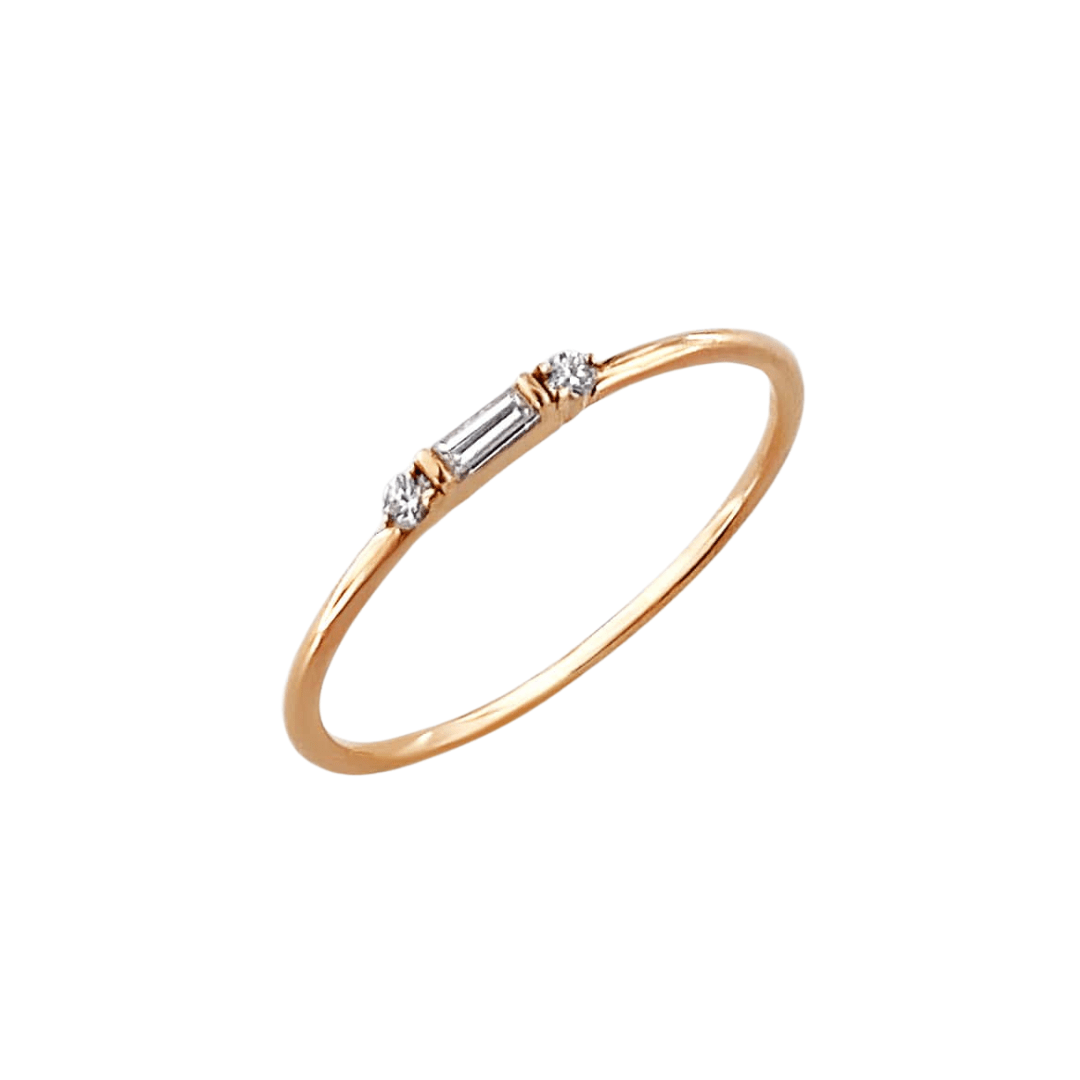 Mini Baguette Diamond Band