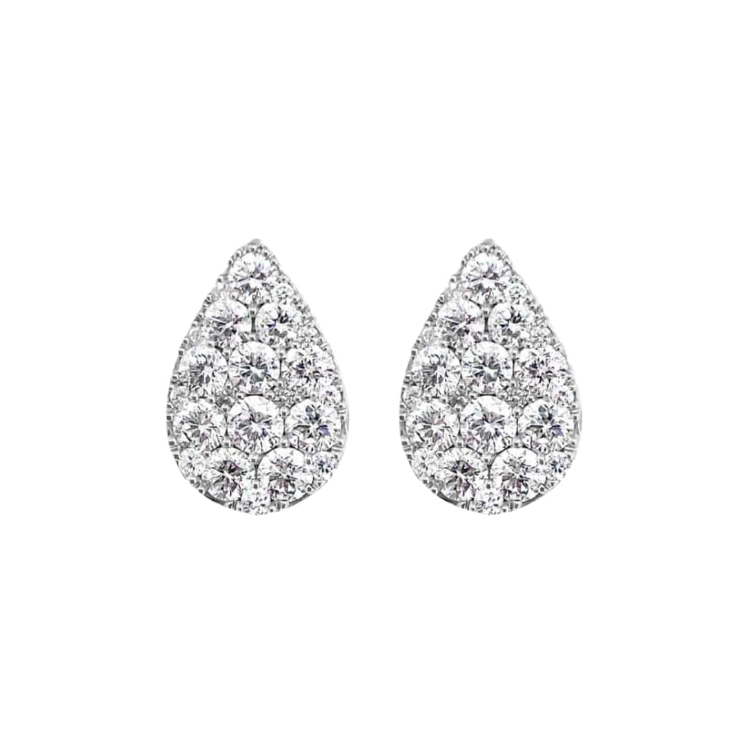 Diamond Teardrop Earrings