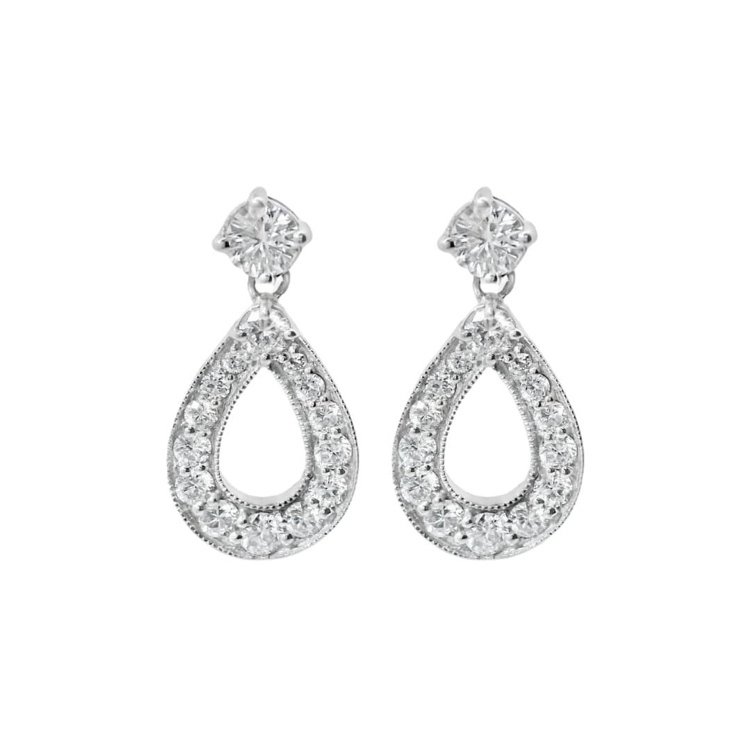 Diamond Teardrop Earrings