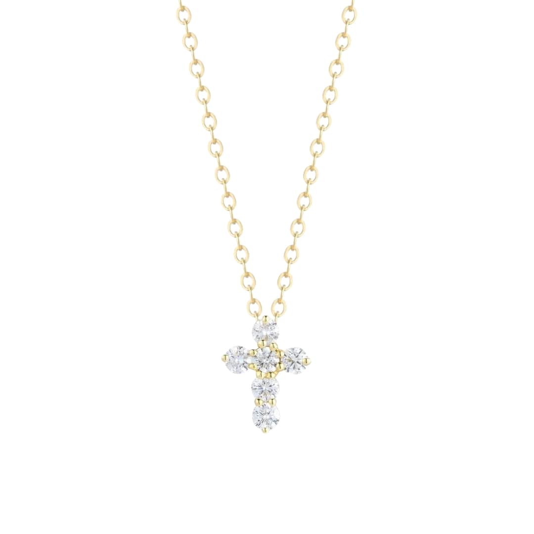 Everyday Diamond Cross Necklace